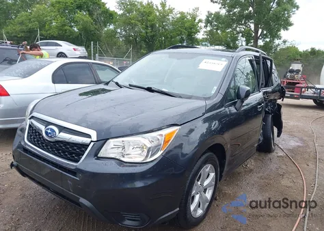 2015 Subaru Forester 2.5I Premium из США, поврежденный, VIN JF2SJADC7FH811385